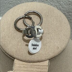 Silver Stainless Steel Ring and Hoops